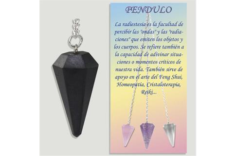 PENDULOS Y VARILLAS RADIESTESIA | PENDULO SHUNGITA
