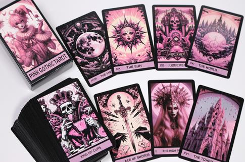 TAROTS Y OTRAS CARTAS | PINK GOTHIC TAROT (Edicin limitada en ingls)