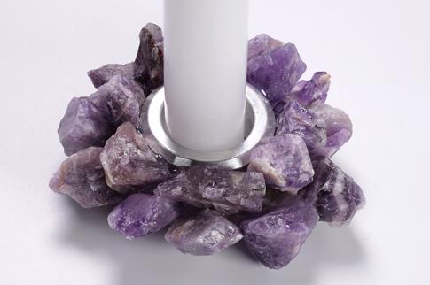 CANDELABROS Y PORTAVELAS | PORTALUMINAS AMATISTA 6CM