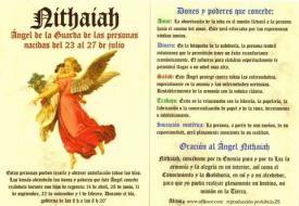 POSTALES Y POSTERS | POSTAL NGEL NITHAIAH 23 AL 27 JULIO (N 25).