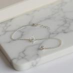 PULSERA  PLATA NUDO DE BRUJAS CON BRILLANTITO