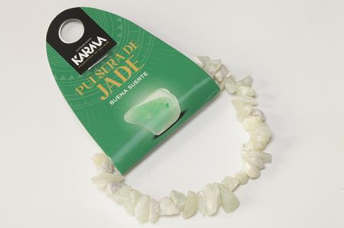 COLLARES, PULSERAS, PENDIENTES Y ANILLOS | PULSERA CHIP ELASTICA JADE
