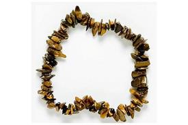 COLLARES, PULSERAS, PENDIENTES Y ANILLOS | PULSERA CHIP ELASTICA OJO DE TIGRE