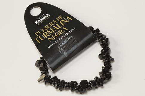 COLLARES, PULSERAS, PENDIENTES Y ANILLOS | PULSERA CHIP ELASTICA TURMALINA