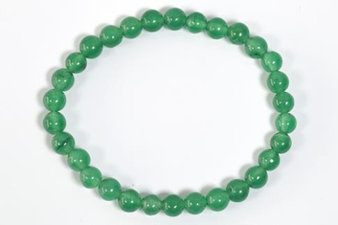COLLARES, PULSERAS, PENDIENTES Y ANILLOS | PULSERA ELASTICA AVENTURINA BOLA 6MM