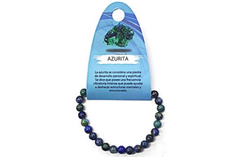 COMODIN | PULSERA ELASTICA AZURITA 6 MM