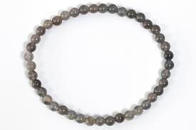 COLLARES, PULSERAS, PENDIENTES Y ANILLOS MINERALES | PULSERA ELASTICA BOLA 4MM LABRADORITA