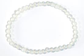 COLLARES, PULSERAS, PENDIENTES Y ANILLOS | PULSERA ELASTICA BOLA DE OPALINA 4MM