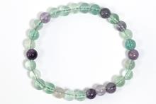 PULSERA ELASTICA FLUORITA BOLA 6MM