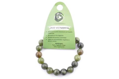 COMODIN | PULSERA ELASTICA JADE VIETNAMITA 4 MM