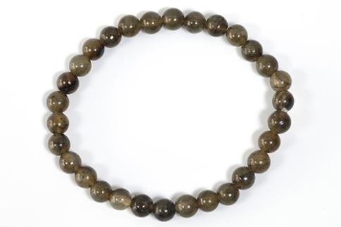 COLLARES, PULSERAS, PENDIENTES Y ANILLOS | PULSERA ELASTICA LABRADORITA BOLA 6MM