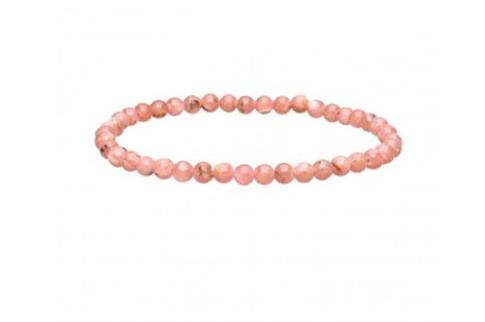 COMODIN | PULSERA ELASTICA RODROCROSITA FACETEADA 4 MM