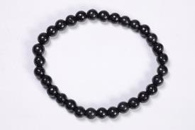 COLLARES, PULSERAS, PENDIENTES Y ANILLOS MINERALES | PULSERA ELASTICA SHUNGITA 6MM