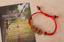 PULSERA MONEDAS FENG SHUI. Abundancia y buena suerte