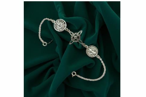 JOYERIA | PULSERA PLATA TRIPLE PROTECCION