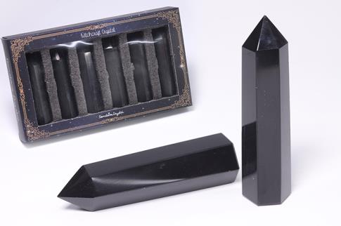 DRUSAS, BONSAIS Y COMPLEMENTOS | PUNTA OBSIDIANA 7-8CM (50-70GR)