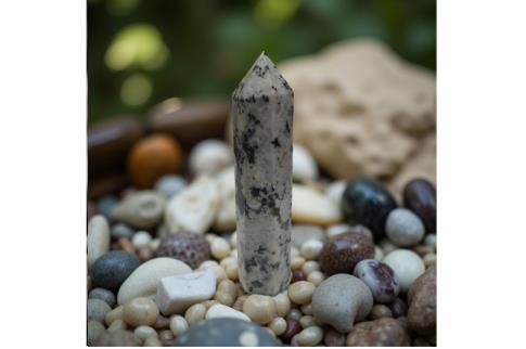 MINERALES Y GEMAS | PUNTA PIEDRA LUNA15 CM.