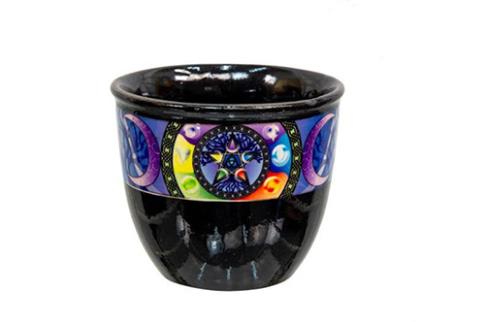 COMODIN | QUEMADOR CERAMICA PENTACULO 8.8 CM X 7.5 CM ALTURA