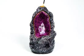 PORTAINCIENSOS | QUEMADOR DE REFLUJO GEODA CON PUNTA 13X11CM