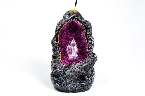 PORTAINCIENSOS | QUEMADOR DE REFLUJO GEODA CON PUNTA 13X11CM