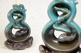 PORTAINCIENSOS | QUEMADOR REFLUJO (EFECTO NIEBLA) CASCADA 12X17CM