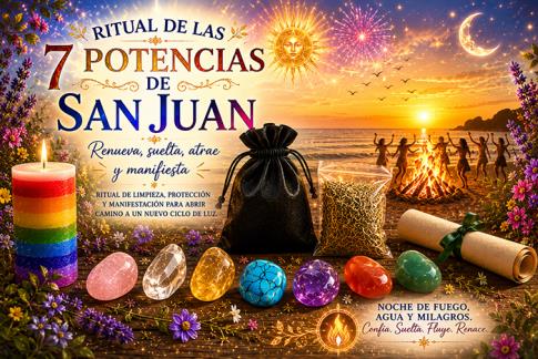 KITS ESPECIALES | RITUAL DE LAS 7 POTENCIAS DE SAN JUAN