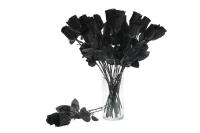 ROSA GOTICA NEGRA 44 CM (tela)