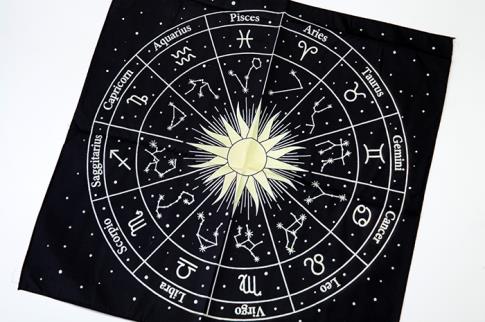 TAPETES | TAPETE / PAUELO RUEDA DEL HOROSCOPO 50X50CM