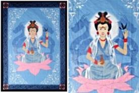 TAPETES | TAPETE PARED KWAN YIN 133X193 CM. (100%ALGODON)