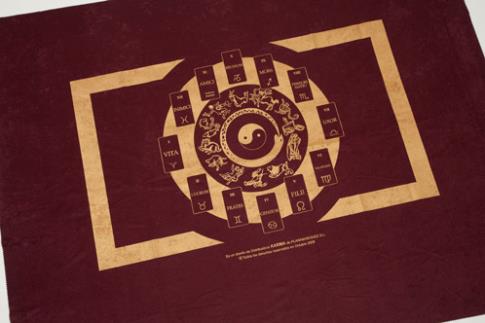 COMODIN | TAPETE TAROT 150 X 120 CMS COLOR BURDEOS