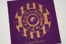 TAPETES | TAPETE TAROT 78X78 CM. COLOR MORADO