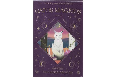 LIBROS DE TAROT Y ORCULOS | TAROT GATOS MGICOS: MANUAL Y BARAJA DE 78 CARTAS (LIBRO + CARTAS)
