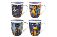 TAZA GATO 12CM
