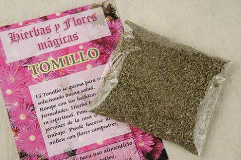 SAHUMITO | TOMILLO-ALEJA MALAS INFLUENCIAS 25GRMS APROX.