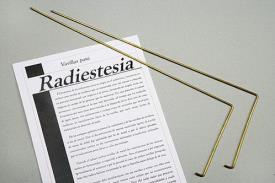 PENDULOS Y VARILLAS RADIESTESIA | VARILLAS RADIESTESIA LAT�N 34 CMS (55GRMS) CON INSTRUCCIONES