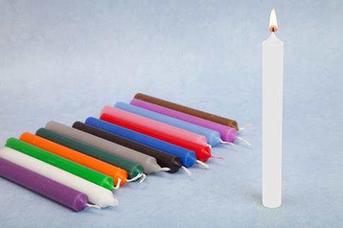 VELAS BASICAS | VELA BLANCA 30x2 cm