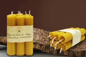 VELAS ARTESANAS | VELA DE CERA VIRGEN 10.5X2.2 CM.
