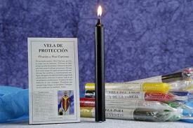 VELAS ORACION | VELA ORACION S.CIPRIANO HECHA A MANO. 8 HORAS DURACIN (Para proteccin)