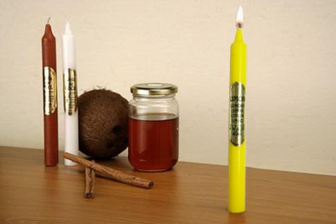 VELAS Y VELONES PERFUMADOS | VELA PERFUMANTE DE LIMON, 20x2 CMS