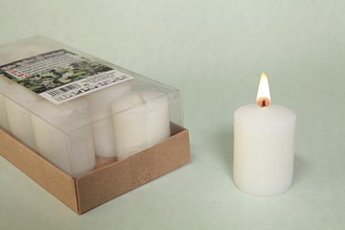 VELAS Y VELONES PERFUMADOS | VELA VOTIVA PERFUMADA AZAHAR 4x5 CM.