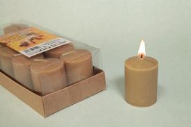 VELAS Y VELONES PERFUMADOS | VELA VOTIVA PERFUMADA MIEL 4x5 CM.