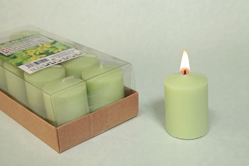 VELAS Y VELONES PERFUMADOS | VELA VOTIVA PERFUMADA RUDA 4x5 CM.