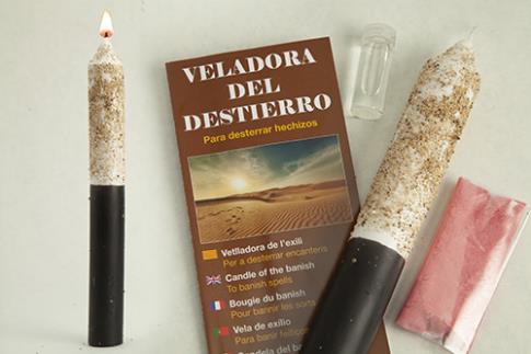 VELAS VELADORA | VELADORA DEL DESTIERRO (Para desterrar hechizos y magias negras)