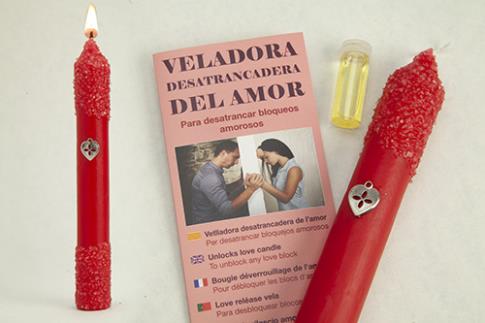 VELAS VELADORA | VELADORA DESATRANCADERA DEL AMOR (Para desbloquear situaciones amorosas estancadas)