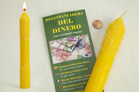 VELAS VELADORA | VELADORA DESATRANCADERA DEL DINERO (Para desbloquear situaciones econmicas estancadas)