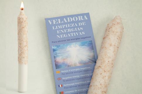 VELAS VELADORA | VELADORA LIMPIEZA DE ENERGIAS NEGATIVAS (Para limpiezas energticas)