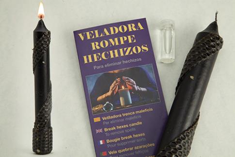 COMODIN | VELADORA ROMPE HECHIZOS (Para romper magias negras)