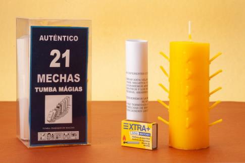 VELONES ESPECIALES | VELON 21 MECHAS AMARILLO (TUMBA MAGIAS)