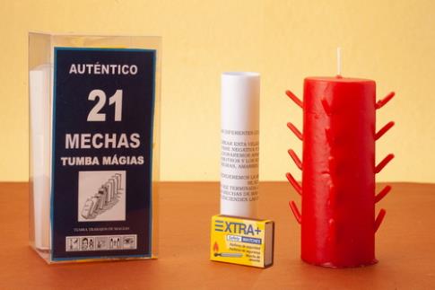 VELONES ESPECIALES | VELON 21 MECHAS ROJO (TUMBA MAGIAS)