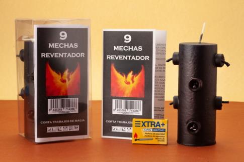 VELONES ESPECIALES | VELON 9 MECHAS NEGRO (TUMBA TRABAJOS)